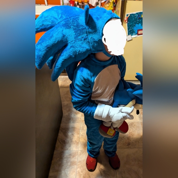 Disguise Kids Sonic Costume - Blue - Picture 5 of 5
